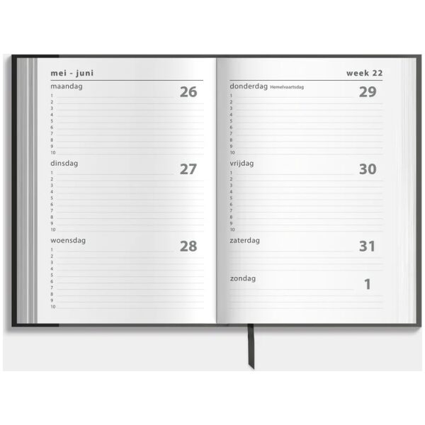 Schoolagenda De Hobbit 25-26 ±A5 Grijs - Afbeelding 3