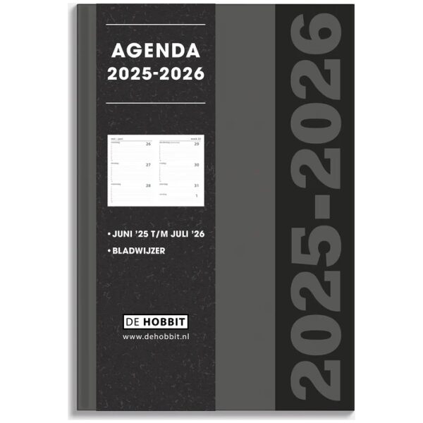 Schoolagenda De Hobbit 25-26 ±A5 Grijs