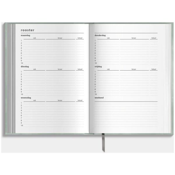 Schoolagenda De Hobbit 25-26 ±A5 Groen - Afbeelding 4