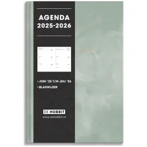 Schoolagenda De Hobbit 25-26 ±A5 Groen