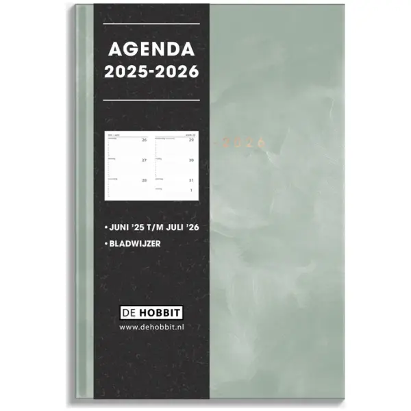 Schoolagenda De Hobbit 25-26 ±A5 Groen