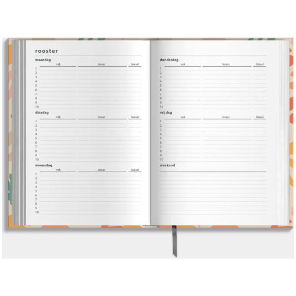 Schoolagenda De Hobbit 25-26 ±A5 Vintage - Afbeelding 4
