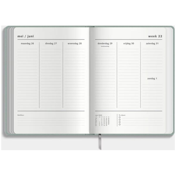 Weekplanner De Hobbit 25-26 ±A4 Lederlook - Afbeelding 3