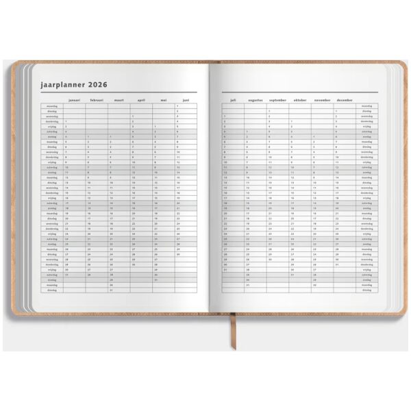 Weekplanner De Hobbit 25-26 ±A4 Washed Craft - Afbeelding 5