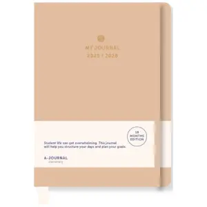 My Journal 18 Maanden Agenda 25-26 Beige