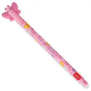 Legami Erasable Pen Vlinder (Roze Inkt)