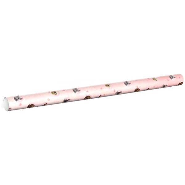 Kaftpapier Roze Dieren Lannoo Graphics