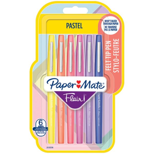 Papermate Meerkleurige Pennen Flair Pastel